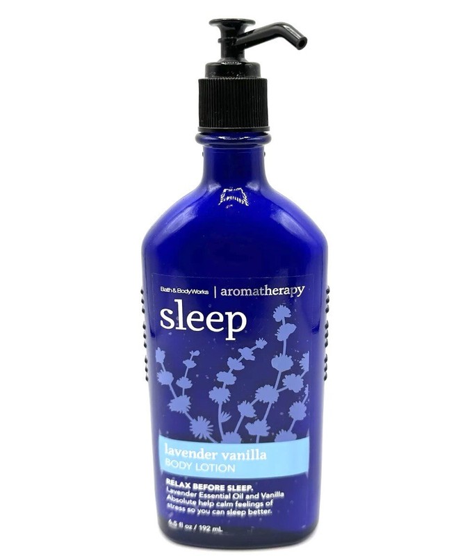 Bath & Body Works LAVENDER VANILLA Body Lotion SLEEP Aromatherapy  Discontinued