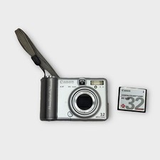 Canon PowerShot A70 3.2MP Digital Camera 3X Optical Turns On Take Black Photo