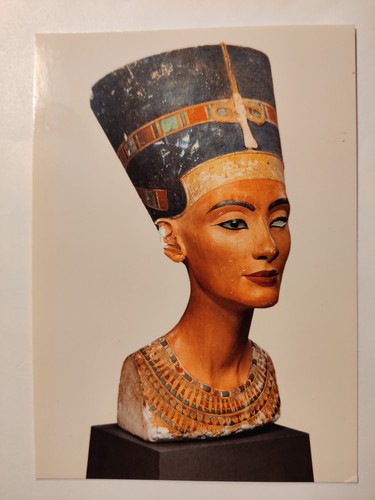 Alte Ansichtskarte Büste der Königin Nofretete Ägyptisches Museum Berlin