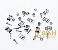 5 Sets Guitar String Tree Guide Retainer Chrome