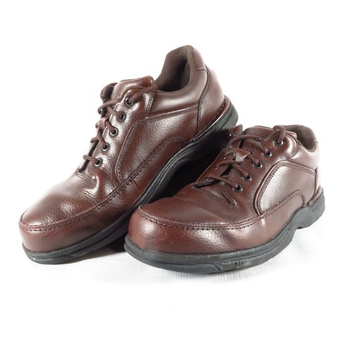 Brown Oxford Walking Shoes Lace Up 