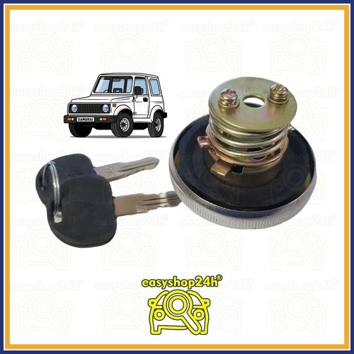 TAPPO SERBATOIO CARBURANTE PER SUZUKI SJ410 SJ413 SAMURAI SANTANA CHIAVI BENZINA - Imagen 2 de 4