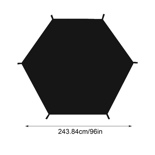 Outdoor Trampoline Sun Shade Cover Trampoline Top Cover Sunshade Accessories - Picture 3 of 17