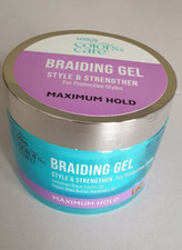 Kiss Colors Care Moisturizing Braiding Gel Nourishing Long-Lasting - 6 fl oz