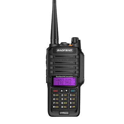 2PCS Baofeng UV-9R Plus VHF/UHF Walkie Talkies Dual Band Handheld Two Way Radios