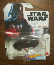 Hot Wheels Star Wars: 40th Empire Strikes Back-(2019) DARTH VADER Character Car!