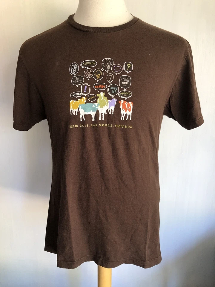 Camiseta Oficial GFM Las Vegas Nevada BEN & JERRY'S ICE CREAM (2013) Talla Mediana Foto 2 de 4