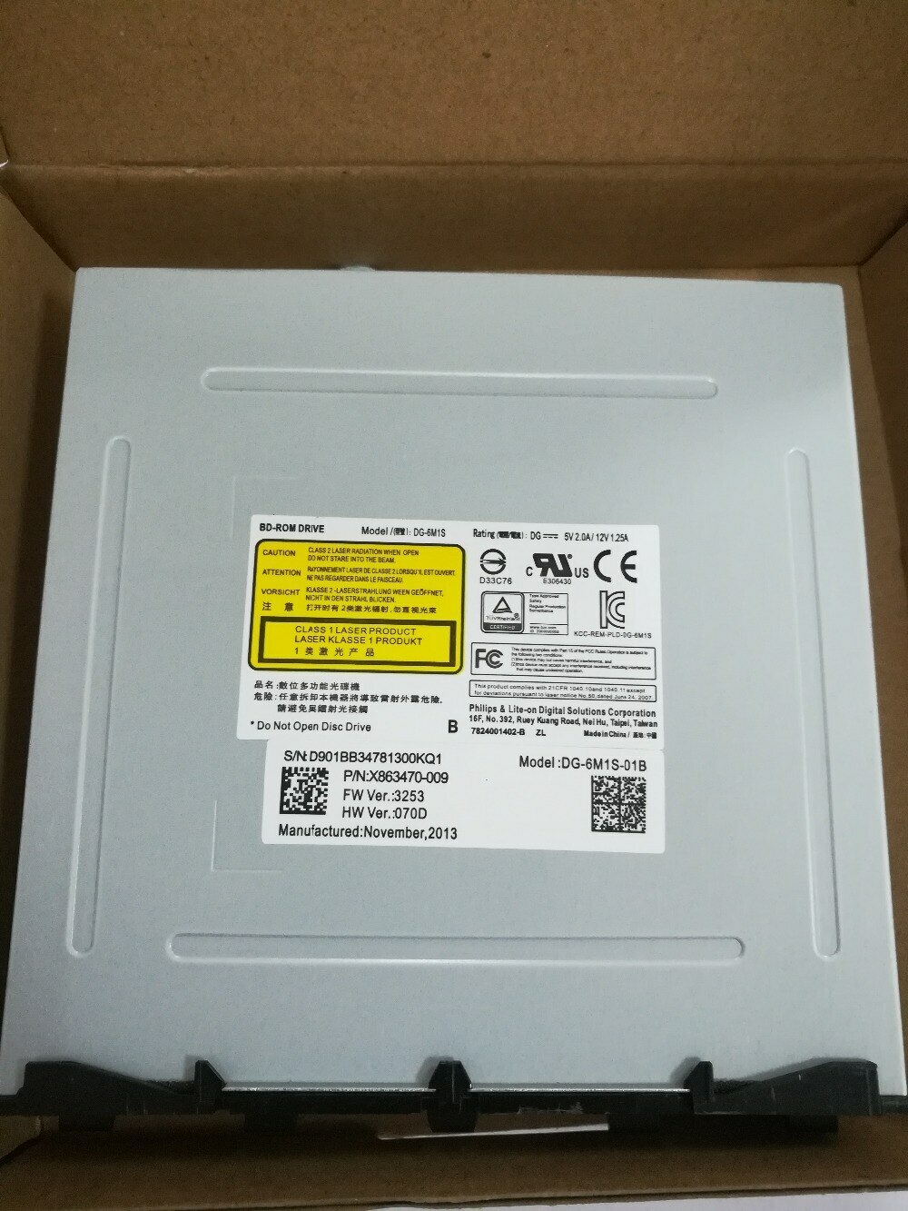 XBOX ONE BLU RAY DRIVE REPLACEMENT MICROSOFT Liteon DVD Drive DG 6M1S