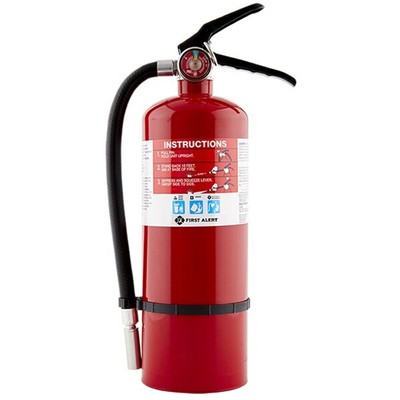First Alert - PRO5 - Rechargeable Heavy Duty Fire Extinguisher - Red