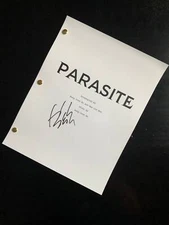 Parasite Movie Awesome Script With All 143 Pages, Bong Joon-ho Autographed