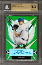 2021 TOMMY MACE LEAF VALIANT AUTO GREEN REF ROOKIE - BGS 9.5 AUTO 10  WOW