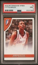 2010 Rittenhouse WNBA Sancho Lyttle/Allison Bales PSA 9 Atlanta Dream
