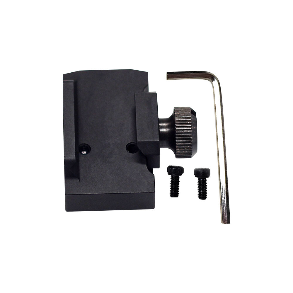 Adaptador óptico de mira de punto rojo con montaje en riel táctico Picatinny de 20 mm para metal ROMEO1