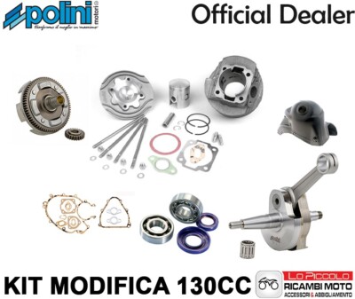 Set Modification Vespa Pk 50 XL Cylinder 130 Polini Cast