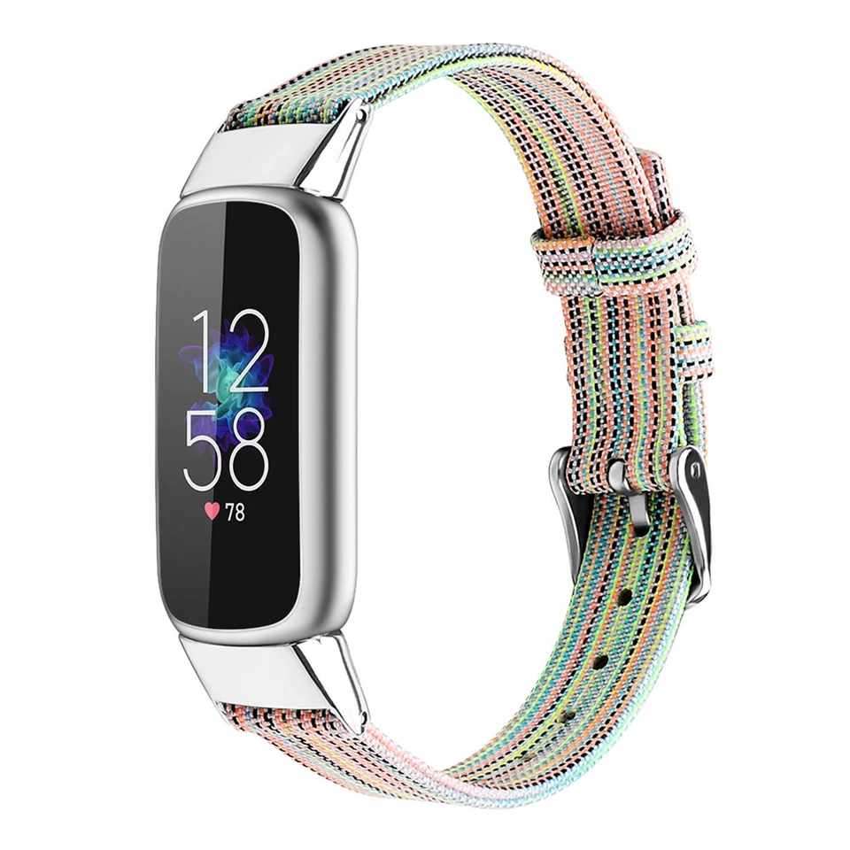 Correa deportiva de lona de nailon correa de reloj repuesto para Fitbit Luxe Foto 2 de 4