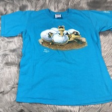 Vintage Y2K 2002 Kids Reptiland Clyde Peelings PA Alligator T Shirt