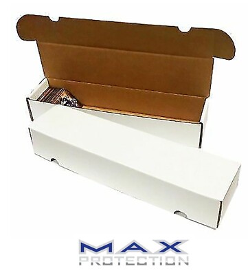 Lot of 3 Max Pro  800 Count Corrugated Cardboard Baseball Trading Card Boxes box