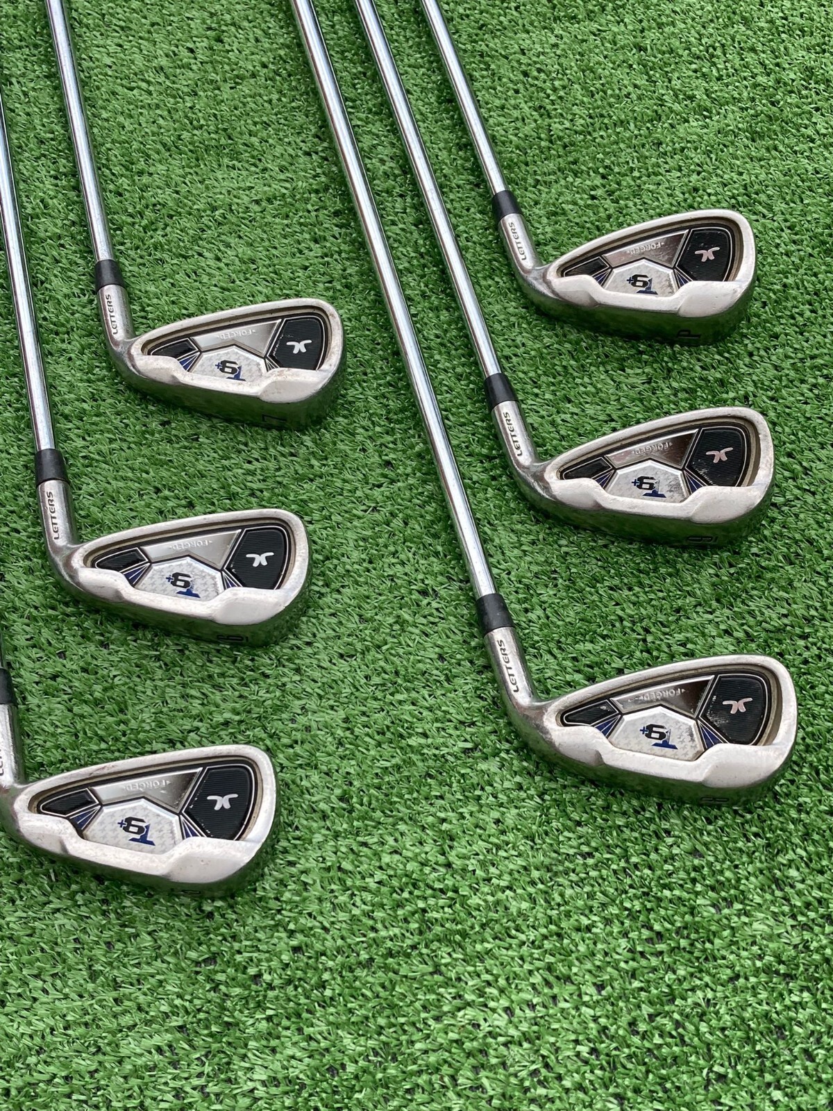 John Letters T9+ Irons, 5PW, Rifle Precision 5.0 FCM Regular