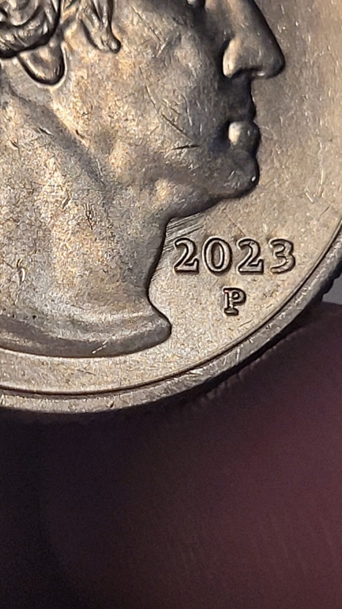 2023 P Feeder Finger Scrapes Mint Error, Edith Kanaka'ole American