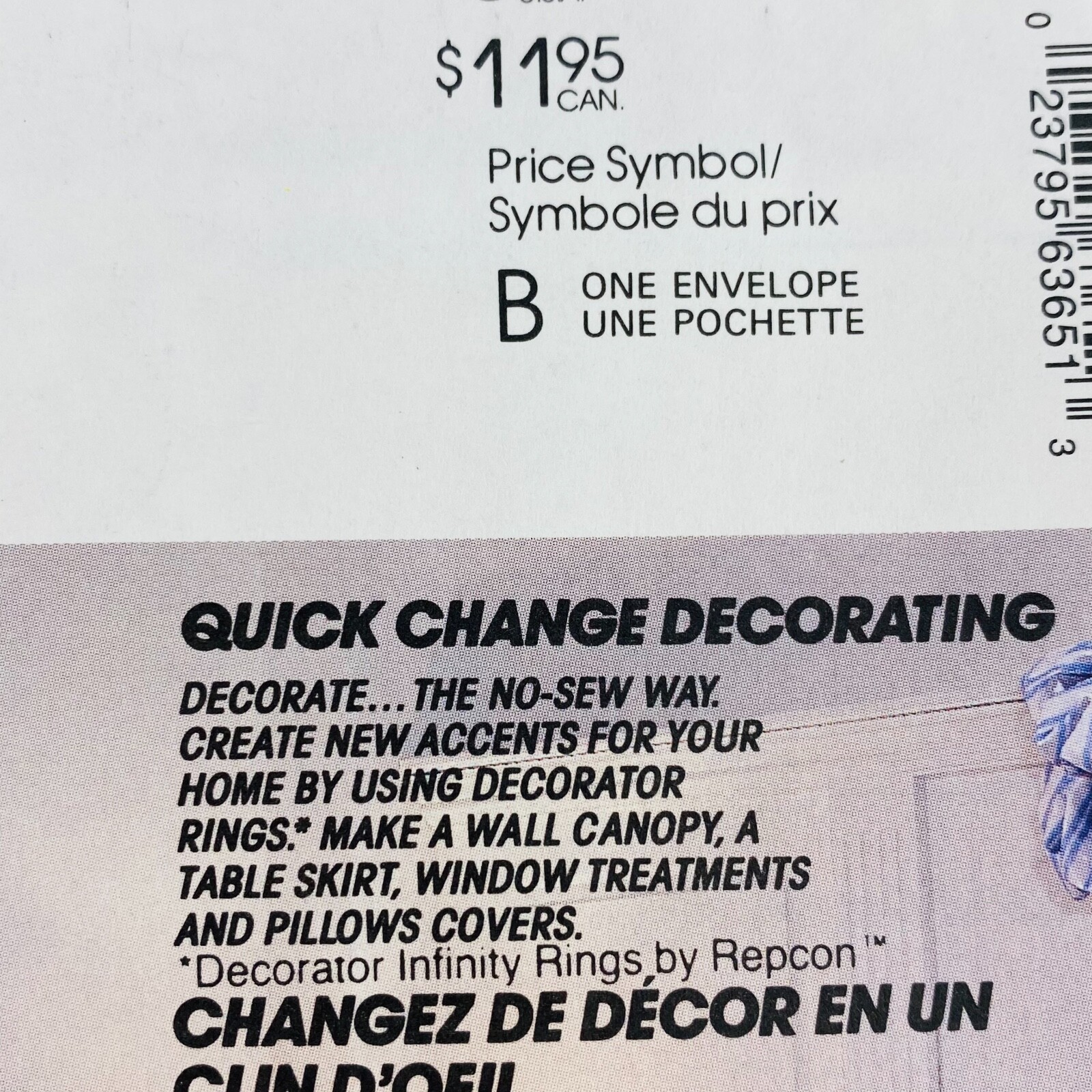 McCalls 6365 Window Treatments Table Skirt Pillow Covers Wall Canopy No Sew