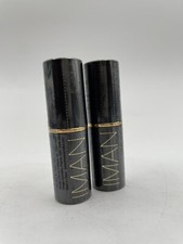 Lot of 2 Defective IMAN Luxury Moisturizing Lipstick Scandalous