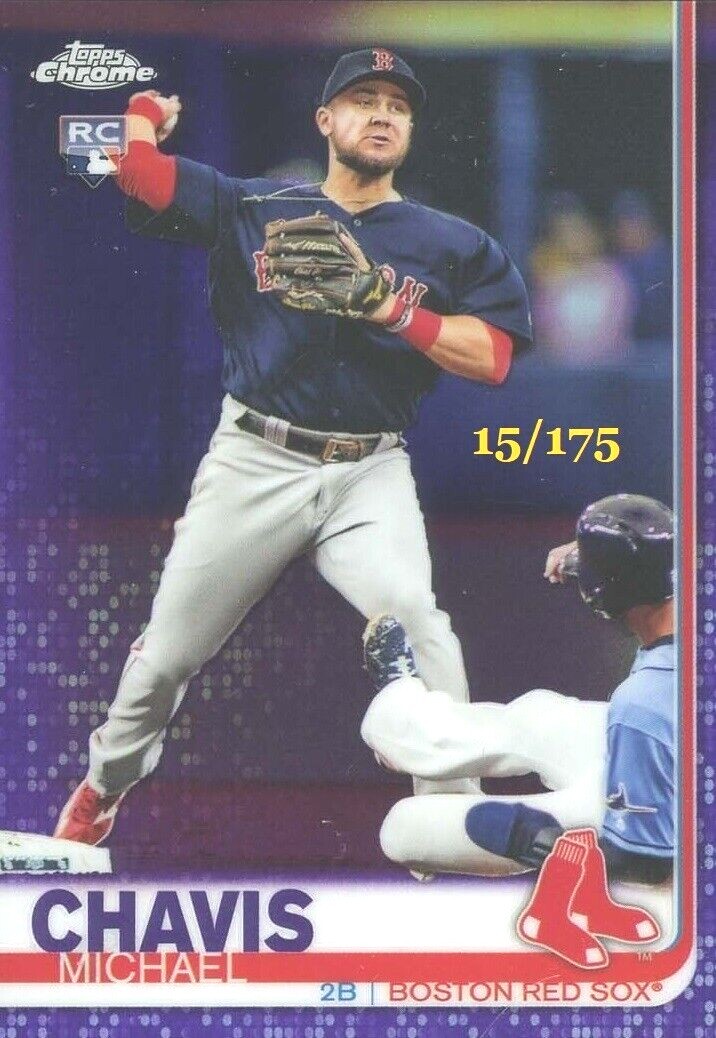 2019 Topps Chrome Base,Update,Blue,Pink,Sepia Singles