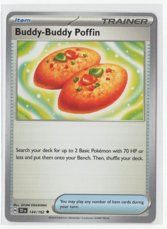Pokemon Temporal Forces - 144/162 Buddy-Buddy Poffin