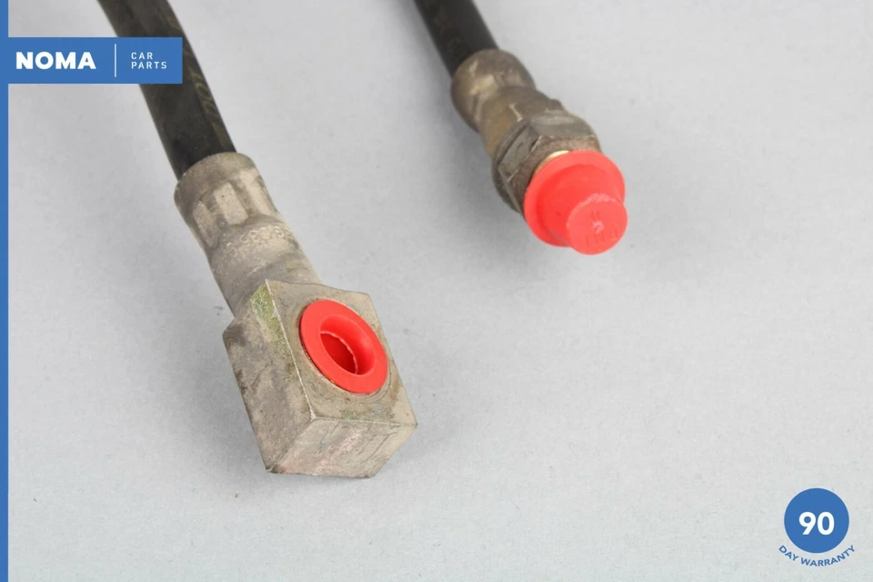 95-97 Jaguar XJ6 X300 Juego de tubos de manguera de freno flexible trasero izquierdo y derecho OEM Foto 2 de 4