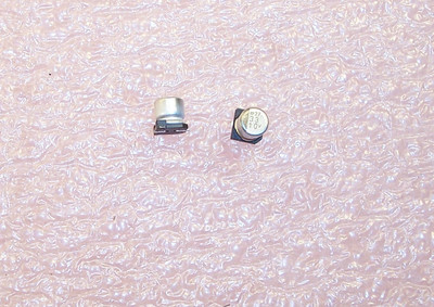 QTY (25) 33uf 10V 5x5.5mm SMD ALUMINUM ELECTROLYTIC CAPACITORS MV10VC33ME55 NCC