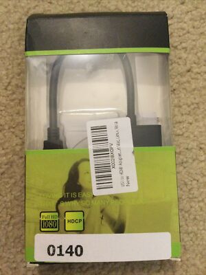 HD 1080P USB  to HDMI Video Cable Adapter #0140 Not Tested