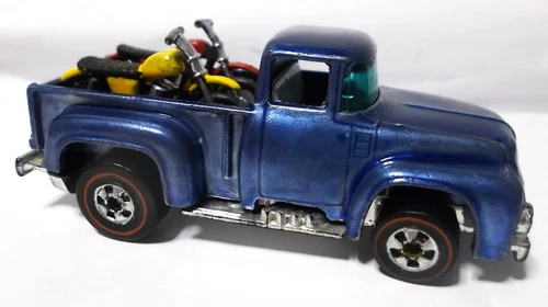 1973 Hot Wheels Redline 56 FORD PICKUP Motorcycles Custom Detailed Restoration