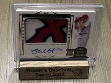 2022 Leaf Trinity Baseball Brandon Walter XRC Patch Auto 24/50 Boston Red Sox