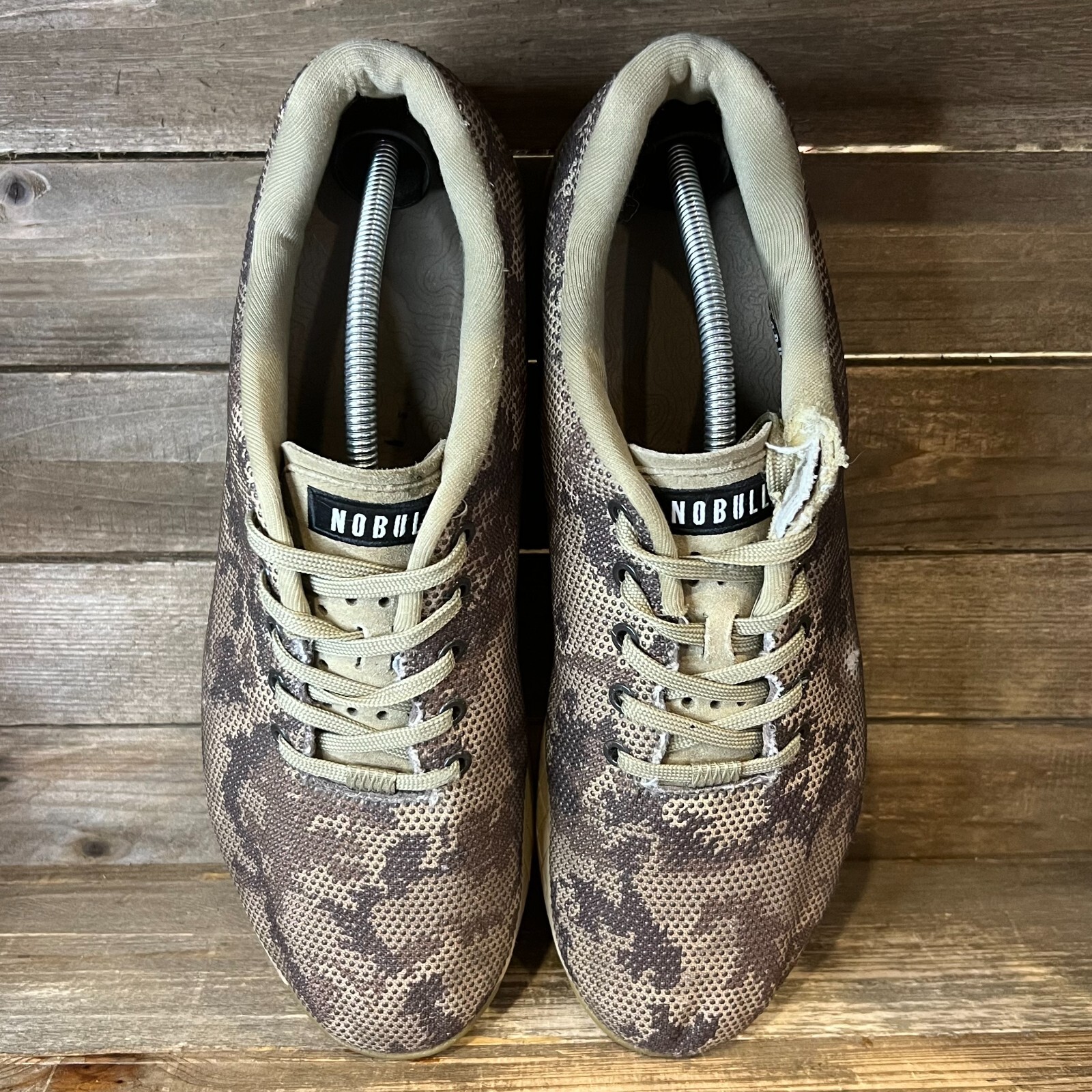 SAOLA Scarpe da ginnastica uomo Nobull mimetiche basse marroni mimetiche misura 13 5 D ottime condizioni