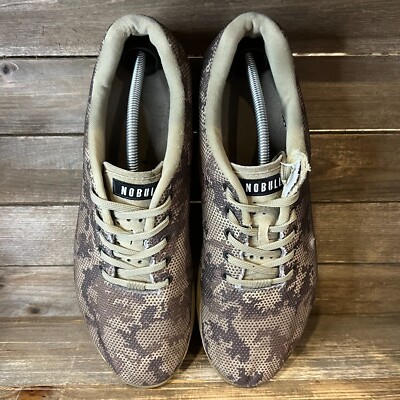 Mens Nobull Camo Low Brown Camo Trainer Gym Sneakers Shoes 