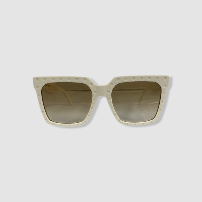 Celine CL4055IS Women's White Studded Square Sunglasses 55-18-145