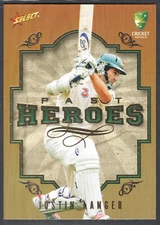 2008-09 SELECT CRICKET AUSTRALIA [PAST HEROES] CHASE CARD - PH16 Justin LANGER