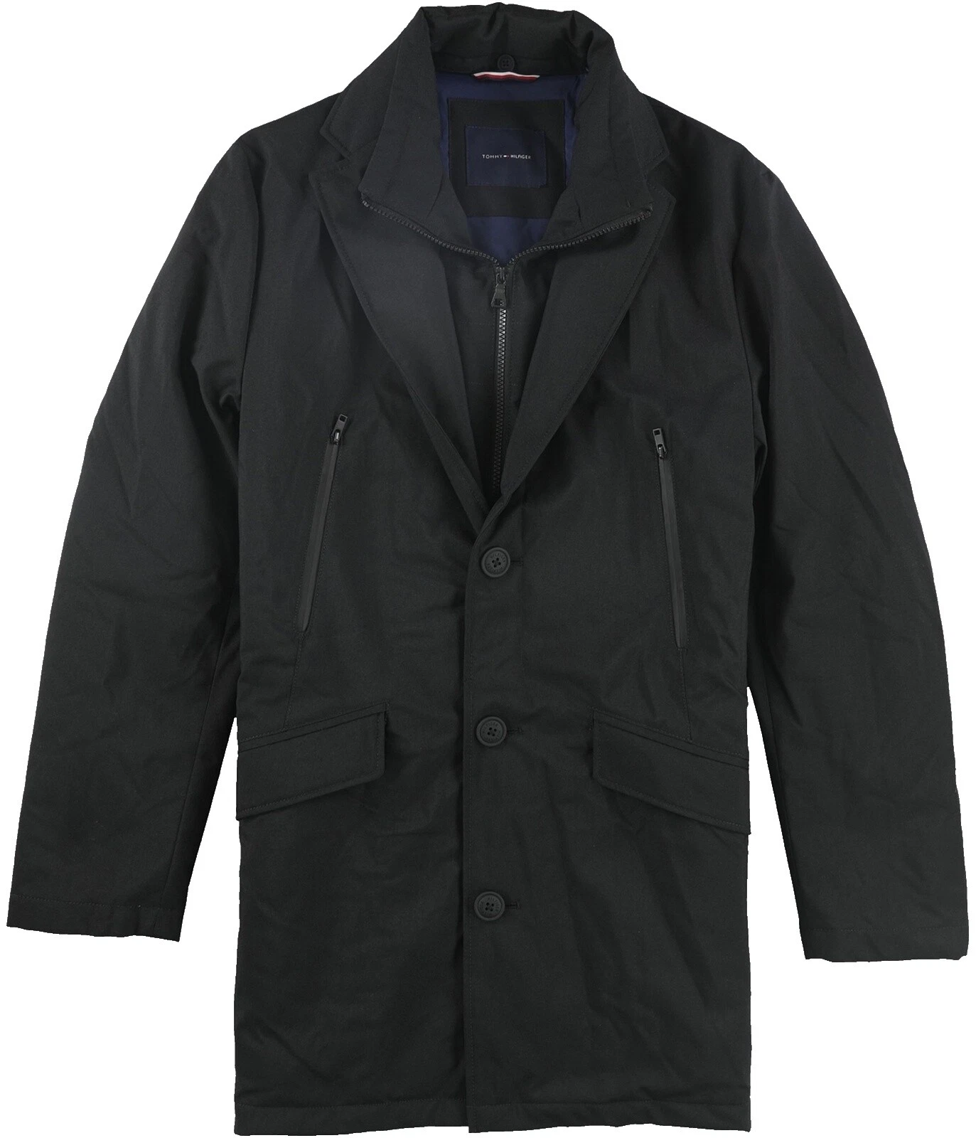 Tommy Hilfiger Black Big & Tall Coats, Jackets & Vests for Men