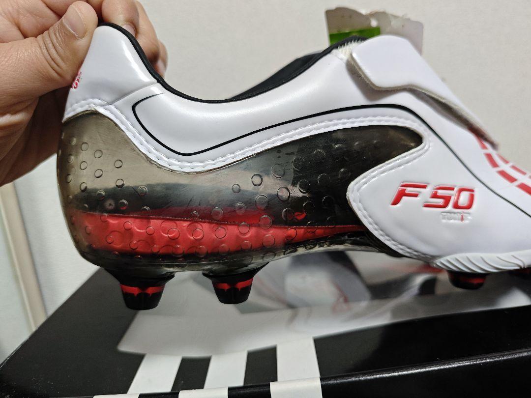 Adidas F50 Tunit Soccer Shoes White/Red US 9.5 New Condition Adidas F50 Tunit Soccer Shoes White/Red US 9.5 New Condition