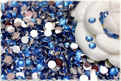 2gr ca 310pz 3mm strass colore celeste trasparente da incollare Bijoux - Foto 1 di 1