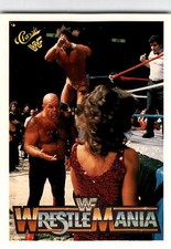 1990 Classic WWF The History of Wrestlemania #12 Randy Savage George Steele