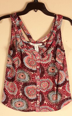 Green Amercan Rag Ce 1984 Top wth Wast Te