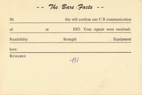 Vintage USA CB-Funkgerät KCD 2964 KCD 4070 QSL Karte - Bild 2 von 2