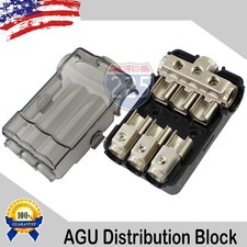 12V PLATINUM DISTRIBUTION BLOCK AGU FUSE  3 2/4 GA IN THREE 4/8 GAUGE AWG OUT