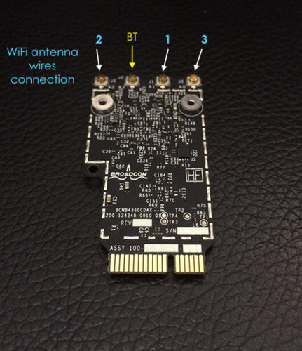 Biscuit belofte worm Genuine Apple WiFi 802.11ac & Bluetooth 4.0 Upgrade Kit Adapter *Mac Pro  1,1-3,1 | eBay