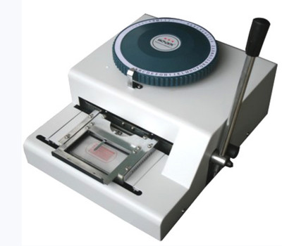 52 code Characters Manual Dog ID Tag Embosser Embossing Stamping Machine