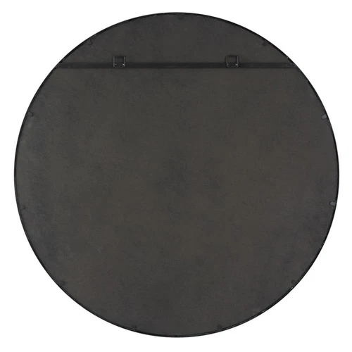 Uttermost Ranchero Round Farmhouse Metal MDF and Rope Mirror in Brown - Picture 5 of 7