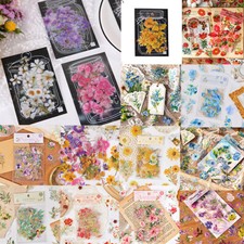Flower Pet Sticker Scrapbooking Aesthetic Flowers Hand Account Decorative Diy
