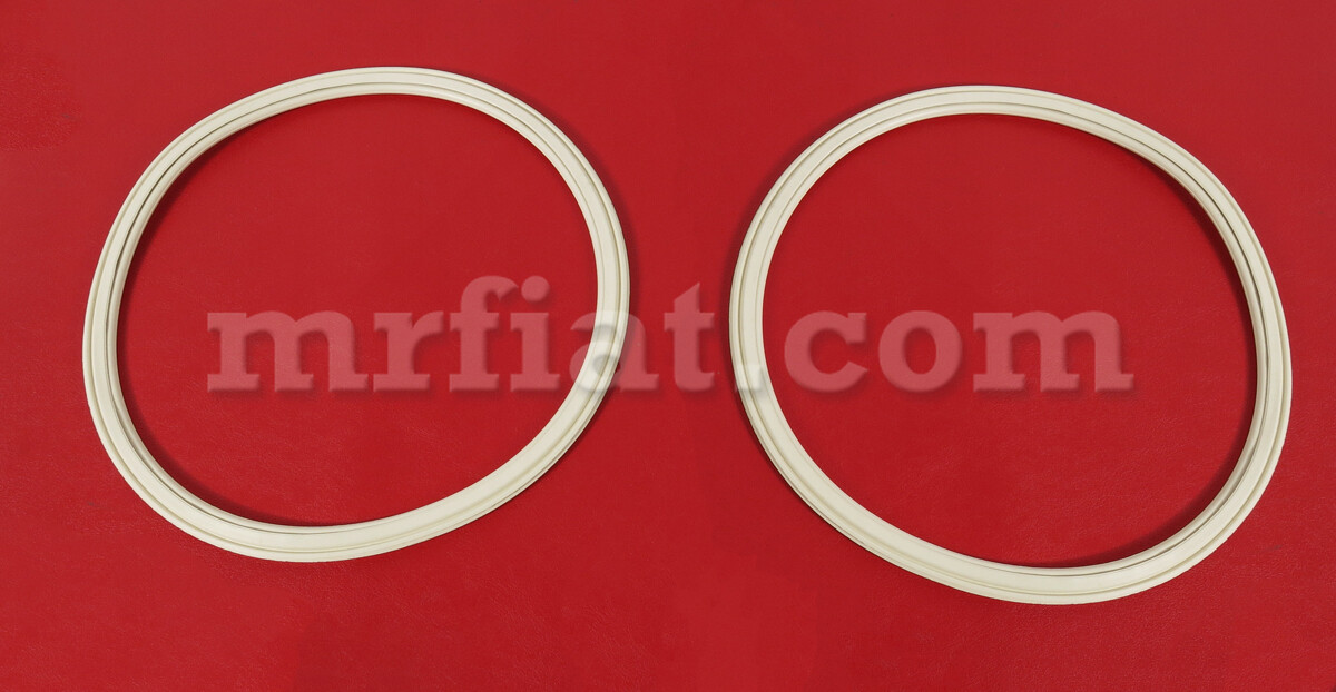 Lamborghini P400 Miura - S SV 1966-73 White Headlight Rubber Set New