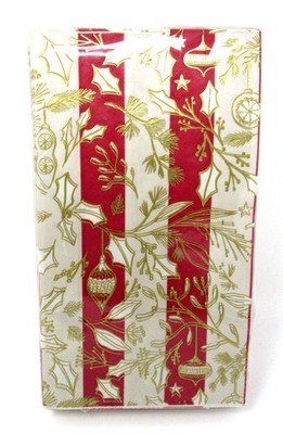 Lady Jayne 32 Guest Towels Paper Napkins Christmas Holly Orn 19174 Punch Studio