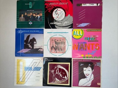 Duran Duran - 9 X 7  Lot Vgc+ To Ex.con+ Rio/wild Boys / Prayer / Hungry Like ..